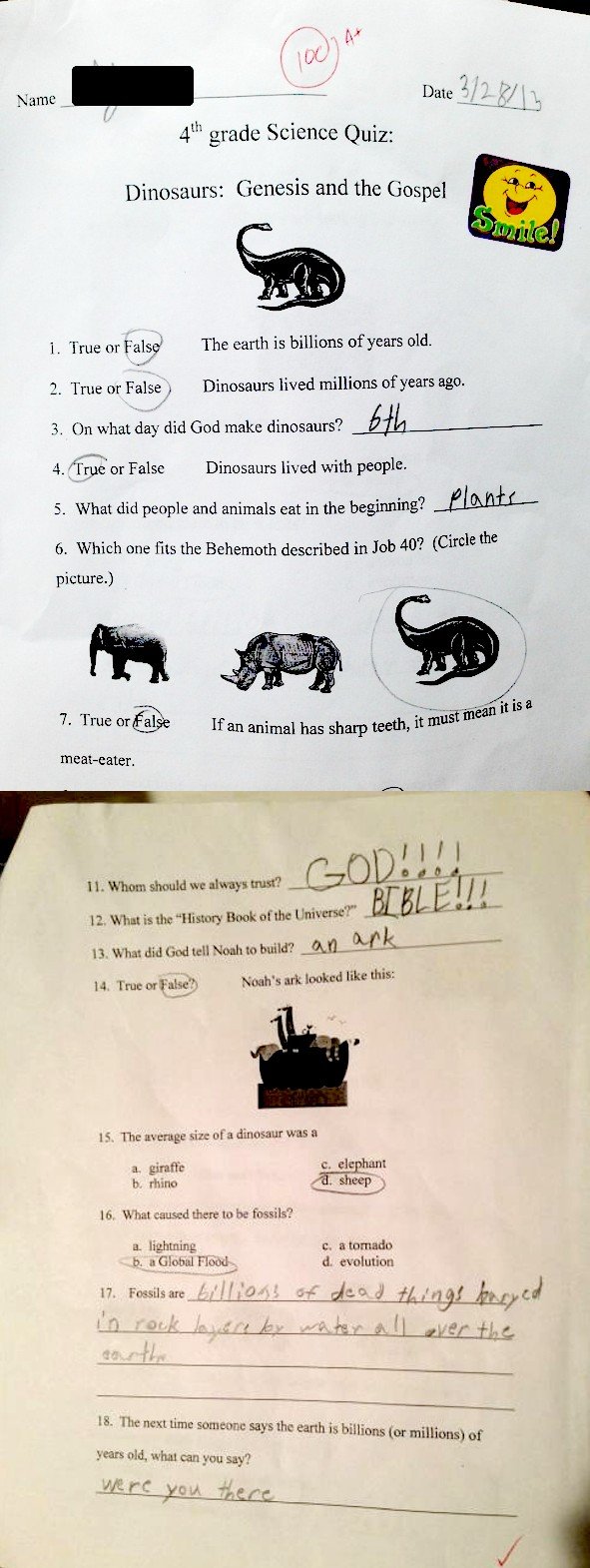 CreationistScienceTest.jpg